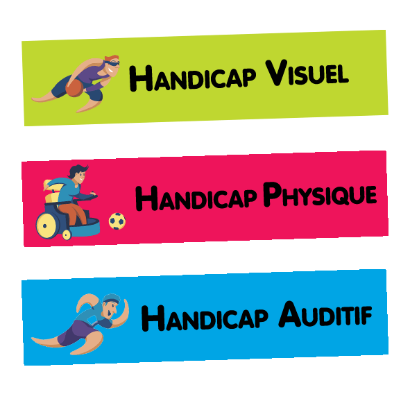 Handicaps visuel, physique et auditif