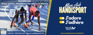 OUVERTURE D’UNE SECTION HANDISPORT ATHLETISME A NEVERS