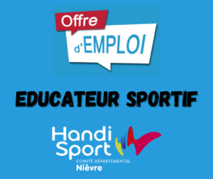 OFFRE EMPLOI : EDUCATEUR SPORTIF HANDISPORT