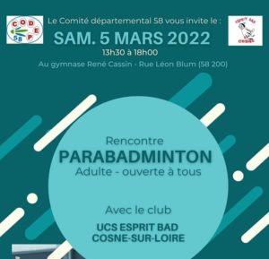 DECOUVERTE PARABADMINTON