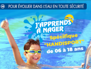 J’APPRENDS A NAGER SPÉCIFIQUE HANDISPORT