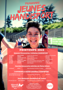 PROGRAMME HANDISPORT JEUNE – PRINTEMPS 2022