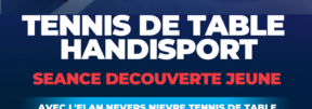 SEANCE DECOUVERTE TENNIS DE TABLE HANDISPORT JEUNE