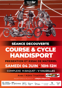 Découverte COURSE & CYCLE Handisport