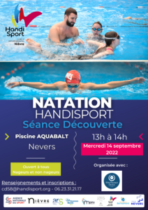 Séance Découverte NATATION Handisport