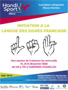 NOUVELLE SESSION D’INITIATION LSF