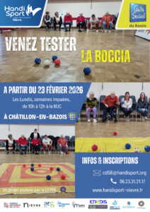 Venez découvrir la Boccia à Châtillon-en-Bazois !