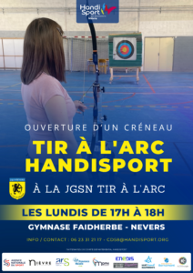 Ouverture d&rsquo;une section Tir à l&rsquo;Arc Handisport à Nevers